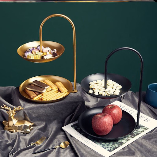 Title 4, Brass Tray Storage Neoclassical Display Stand f...