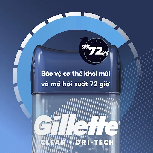 [HSD 01.07.2024] Gel khử mùi và giảm tiết mồ hôi Nam Gillette Cool Wave 107g