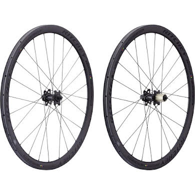 Ritchey WCS Apex 36 Disc Tubular Wheelset: 700c, Shimano, Black