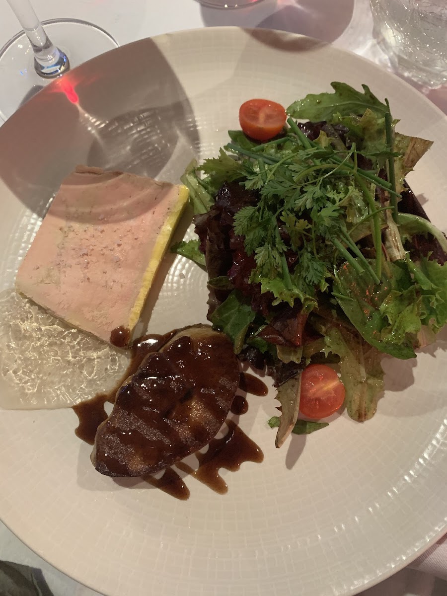 Fois gras!!! A classic French experience and the way it was prepared had us enjoying it