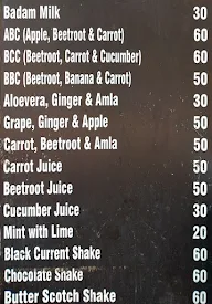 Juice Maker menu 2