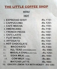 The Little Coffee Shop menu 1