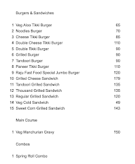 Raju Fast Food And Chat Bhandar menu 3