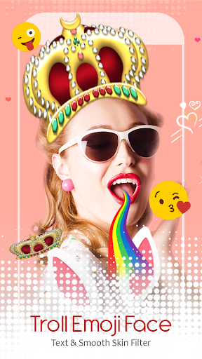 Troll Emoji Face - Funny, Snappy Filter  Stickers