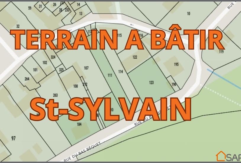  Vente Terrain à bâtir - 470m² à Saint-Sylvain (14190) 