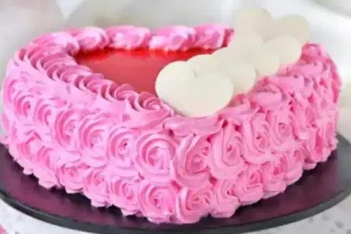 Vanilla Strawberry Flower Cake [2 Kg]