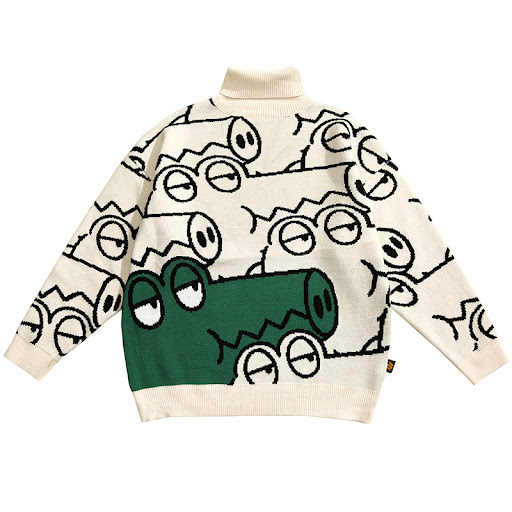 Title 5, Womens cartoon bottoming sweater, soft and com...