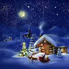 Sfondi Natalizi Animati Per Desktop.Notte Di Natale Sfondi Animati App Su Google Play