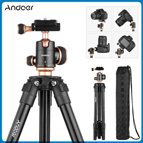 Chân Tripod Andoer Q160Sa Chuyên Dụng Cho Máy Ảnh Dslr