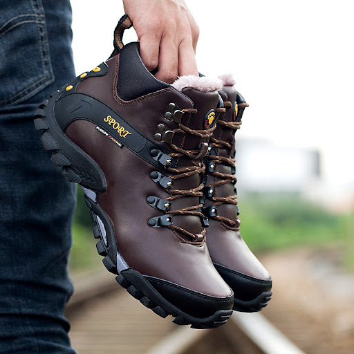 Title 8, Plush Thick Warm High-top Big Cotton Shoes. Exp...