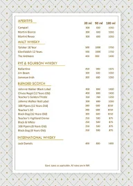 The Prism Restaurant menu 3