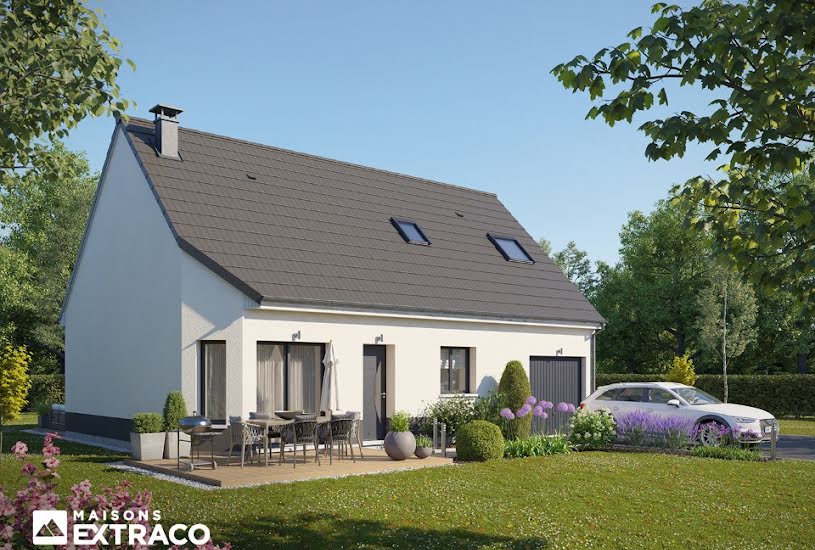  Vente Terrain + Maison - Terrain : 650m² - Maison : 105m² à Routot (27350) 