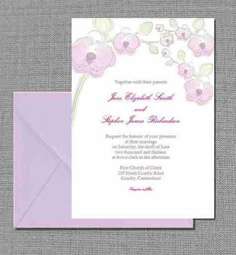 Wedding Invitation Design Idea