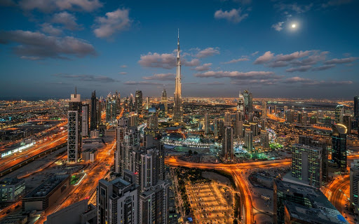 Dubai Night Live Wallpaper backgrounds  themes