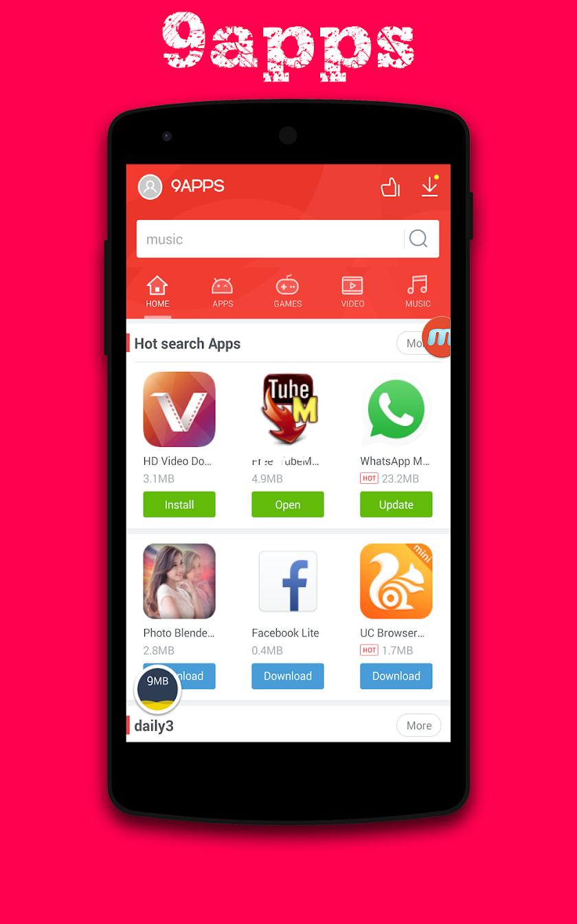 9Apps Pro new version - Guide Screen 3