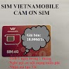 Sim Số Vietnamobile Gói Cảm Ơn Nhận Mã Code Otp Tạo Tài Khoản Dịch Vụ