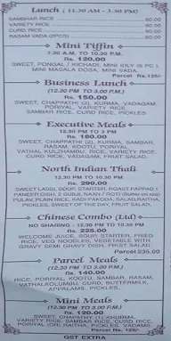 Sangeetha Veg Restaurant menu 4