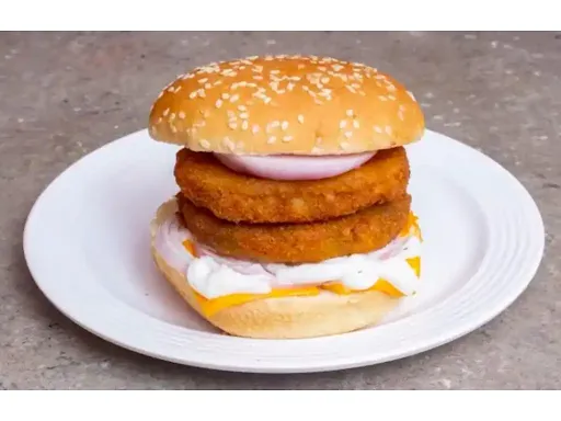 Double Chicken Tikki Burger