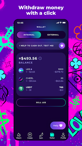 Screenshot Cheelee: watch and get money