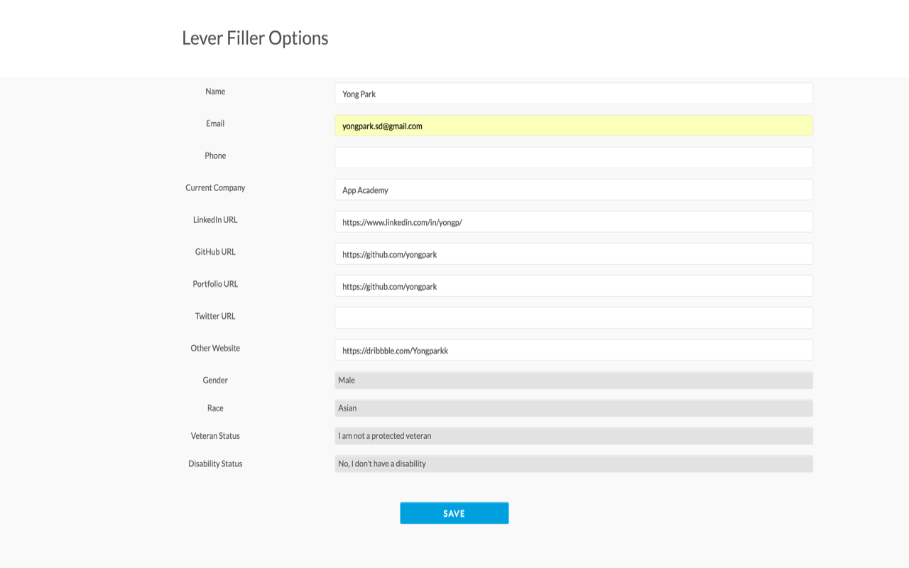 Lever App Filler Plugin Preview image 0