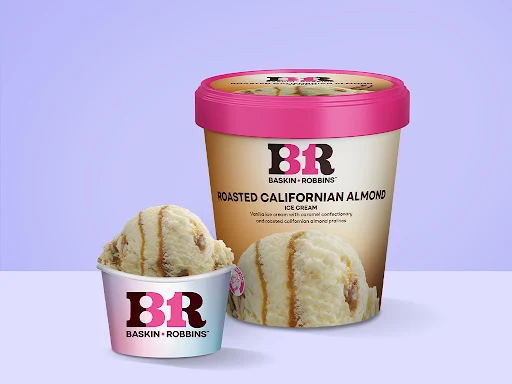 Roasted Californian Almond Ice Cream (Factory Sealed 450 Ml)