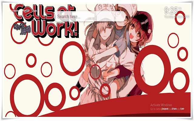 Cells At Work New Tab HD