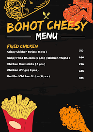 Bohot Cheesy menu 1
