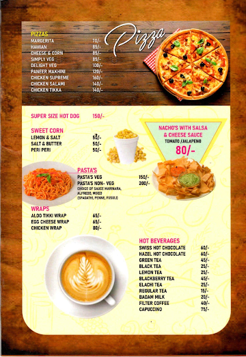 Ashley Cafe menu 