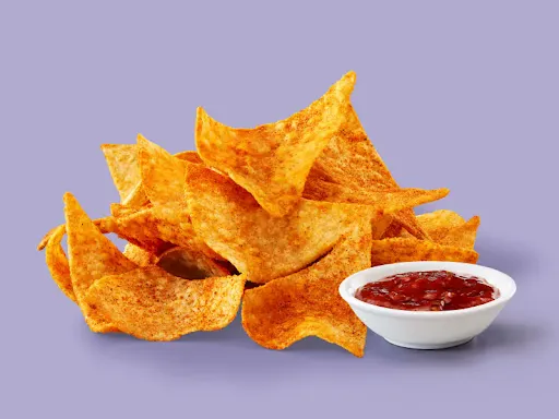 Seasoned Nachos & Salsa