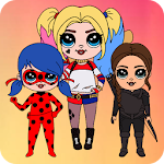 Cover Image of डाउनलोड Drawing Cute SuperHero, Drawing Easy Kawaii Hero  APK