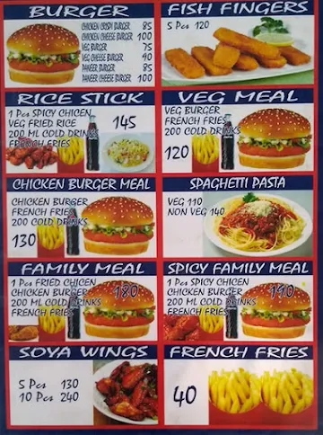 Amir Fast Food Centre menu 