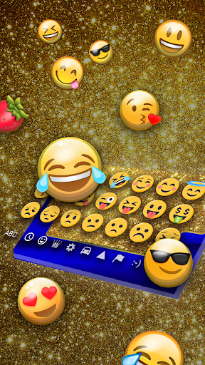 Cobalt and Gold Keyboard Theme