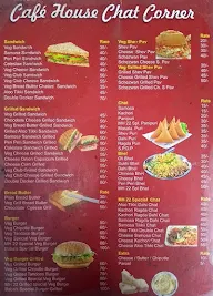 Cafe House Chat Corner menu 1