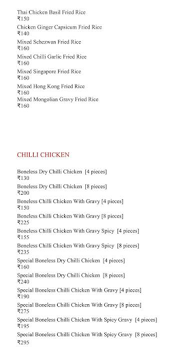 Kings Of Chilli Chicken menu 6