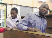 IN THE DOCK: Ngqabuthu Mbele and Stanley Ndlovu PHOTO: BOITUMELO TSHEHLE