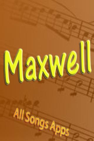 All Songs of Maxwell