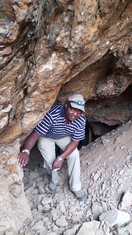 Dr. Paul Webala from Maasai Mara University in a cave in Taita Hills where he and other researchers discovered an ebola virus in a bat found in the area.