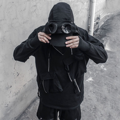 Title 5, Zip Multi-pocket Sunglasses Hooded Casual Long-...