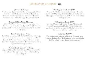 The Lobby Lounge - The Ritz-Carlton menu 