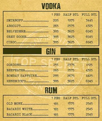 Decode Air Bar menu 