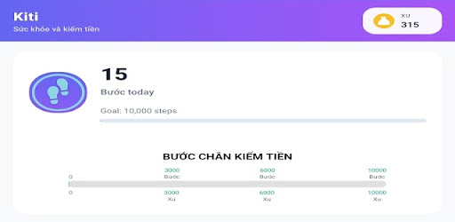 KiTi - Đi bộ kiếm tiền online
