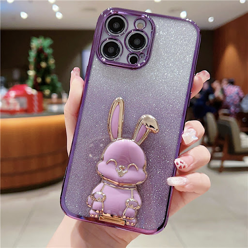 Title 4, Plating Gradient Phone Case with Three-dimensio...