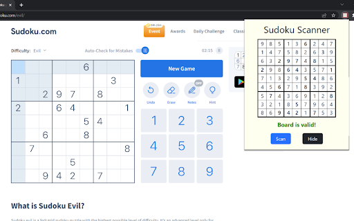 Sudoku Scanner