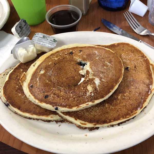 Blueberry pancakes