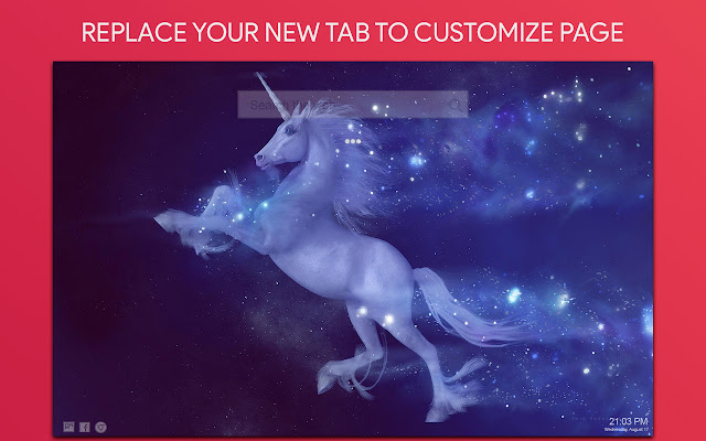 Emoji Unicorn Wallpaper HD Custom New Tab