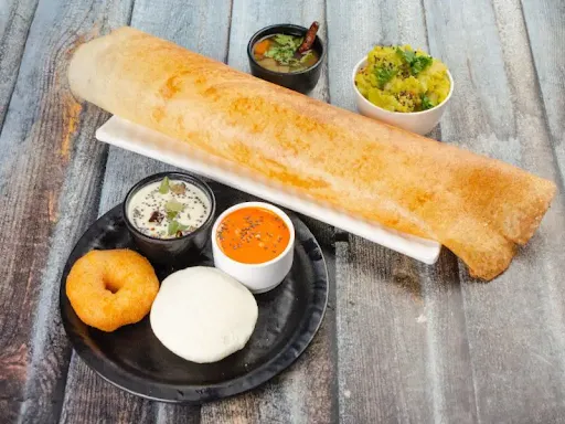 1 Masala Dosa With Idli [1 Piece]