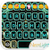 Neon Light Emoji Keyboard Skin icon