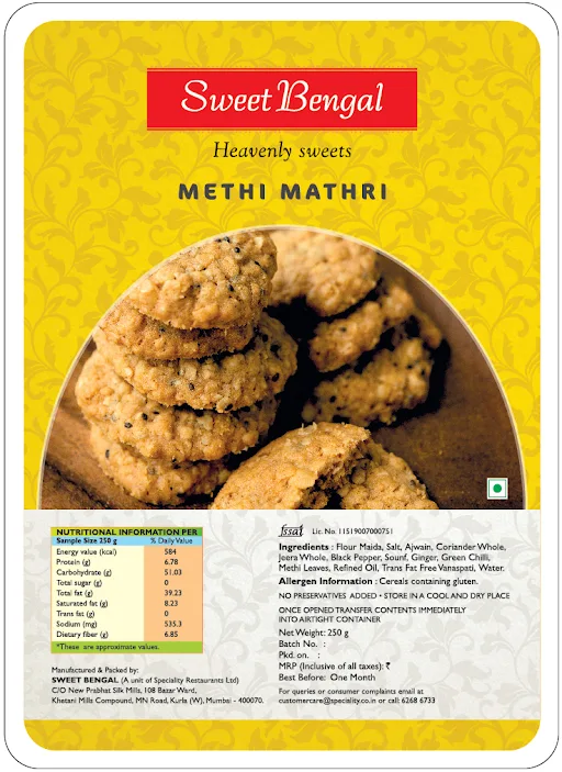 Methi Mathri