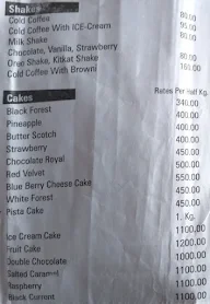 Cakes And Cookies menu 3