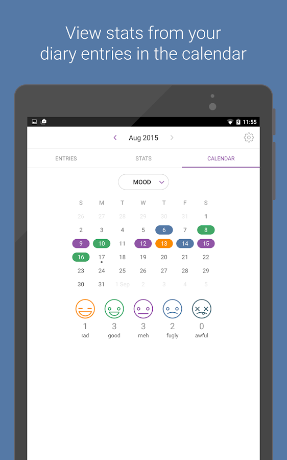    Diary - Mood Tracker- screenshot  